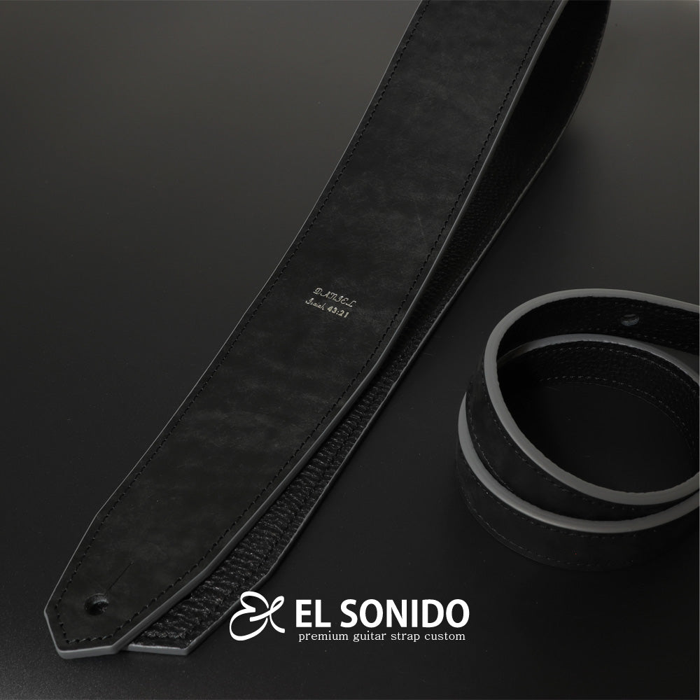 EL SONIDO Custom Guitar Strap. 114 Lettering
