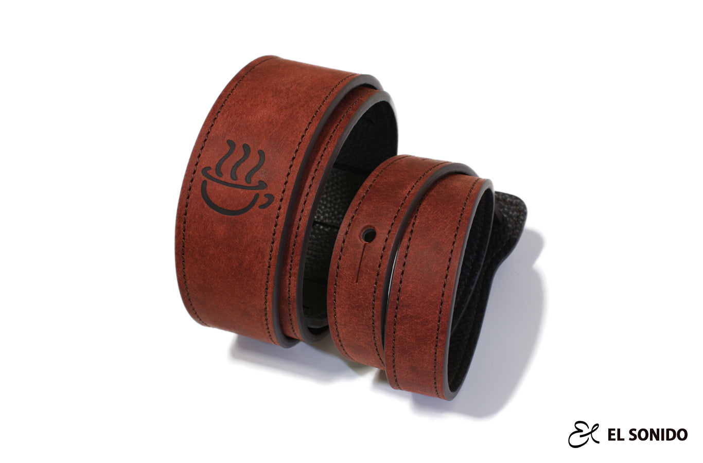 EL SONIDO Custom Guitar Strap.41 Coffee Bell