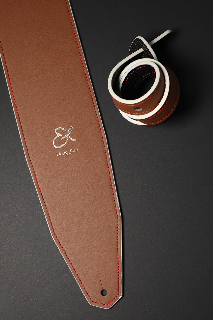 EL SONIDO Custom Guitar Strap. 103 camel