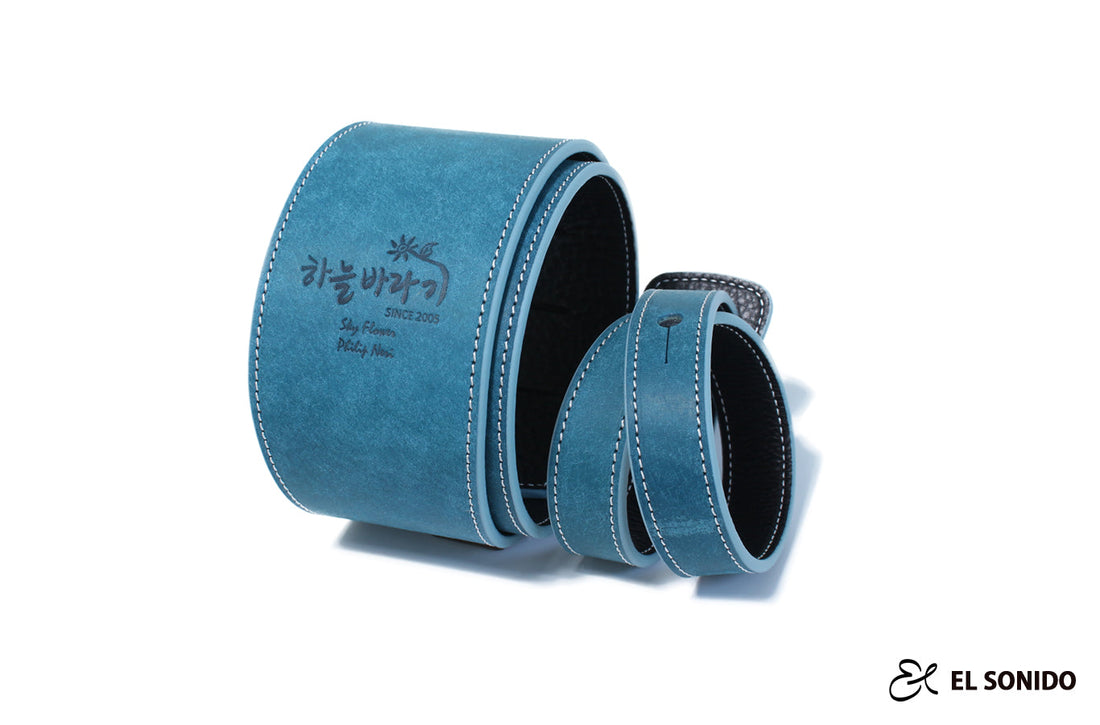 EL SONIDO Custom Guitar Strap.55 Sky Flower